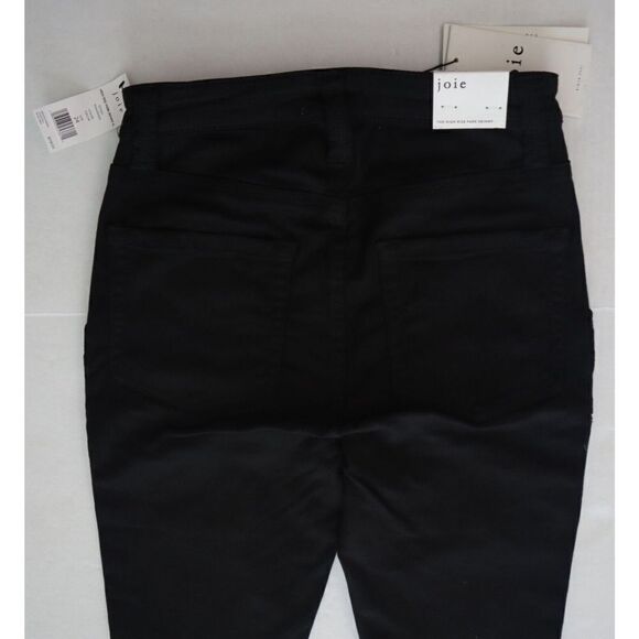 Joie Jeans Women’s Sz 24 Caviar Black High Rise Park Skinny Zip Ankle Pants $228 - Picture 6 of 11
